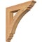 Ekena Millwork Thorton Traditional Smooth Bracket, Western Red Cedar, 3 1/2"W x 22"D x 22"H BKT04X22X22THR01SWR - alternate 1